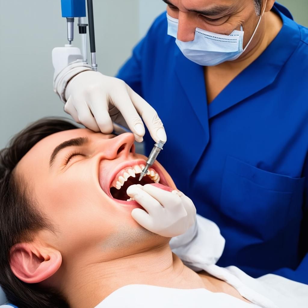 Cấy ghép răng Implant không đau