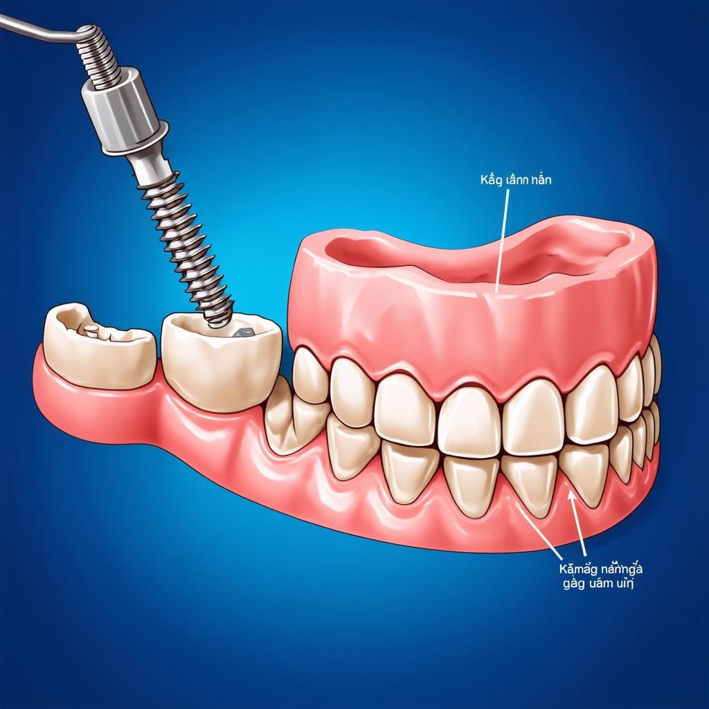 Quá trình cấy ghép trụ implant