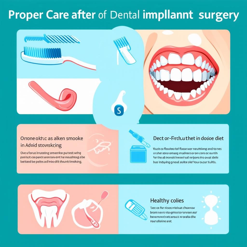 Chăm sóc sau cấy ghép implant