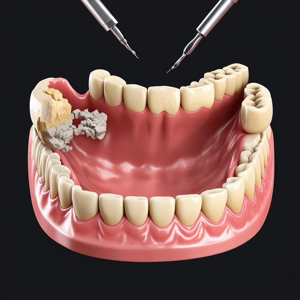 Ghép xương hàm trước khi cấy implant