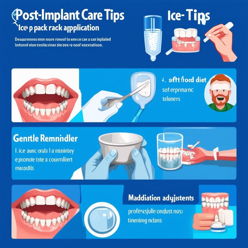 Cách giảm đau sau cấy implant