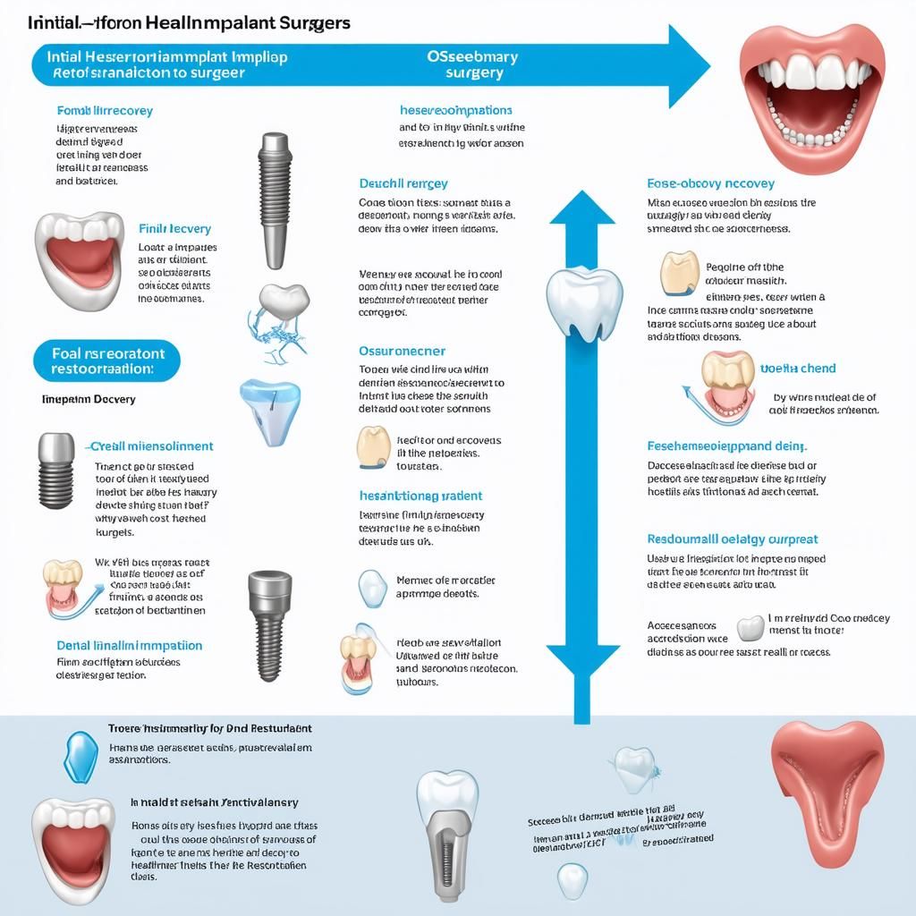 Quá trình hồi phục sau cấy ghép implant