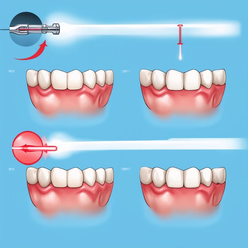 Quy trình cắt lợi bằng laser