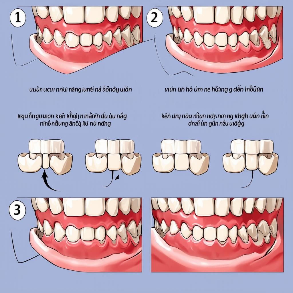 Các bước thực hiện cắt lợi mài xương ổ răng