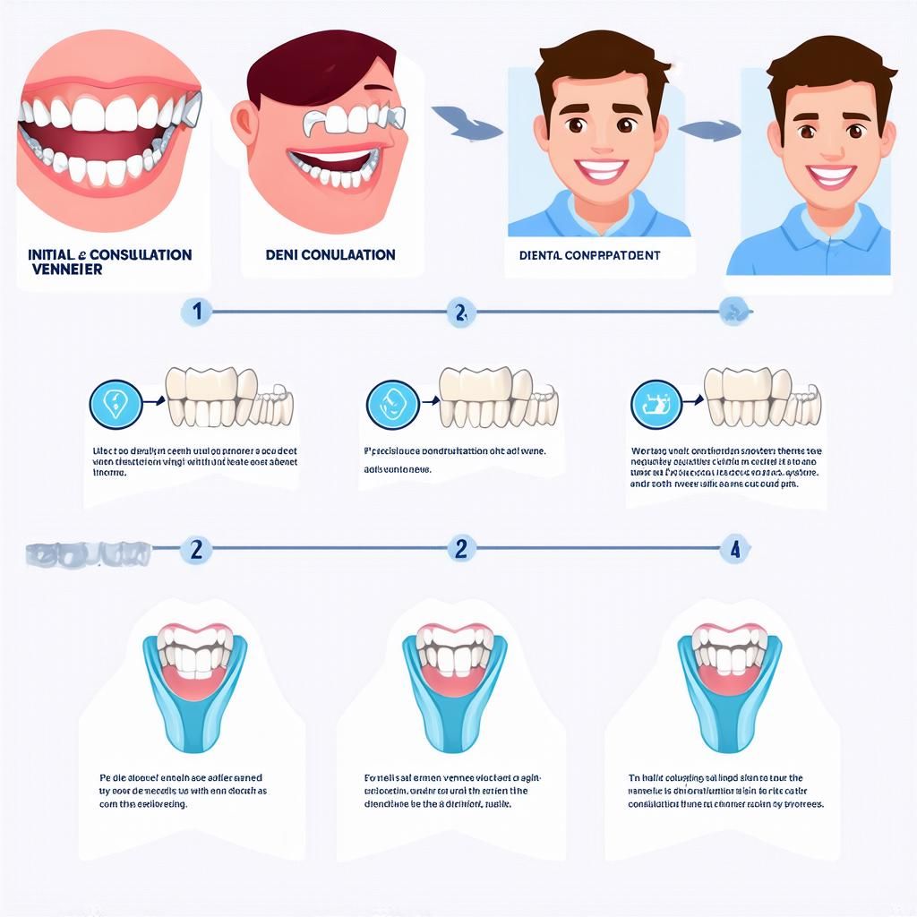 Quy trình dán răng sứ chi tiết
