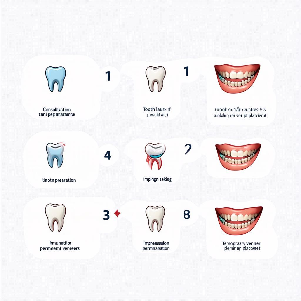 Quy trình dán sứ răng