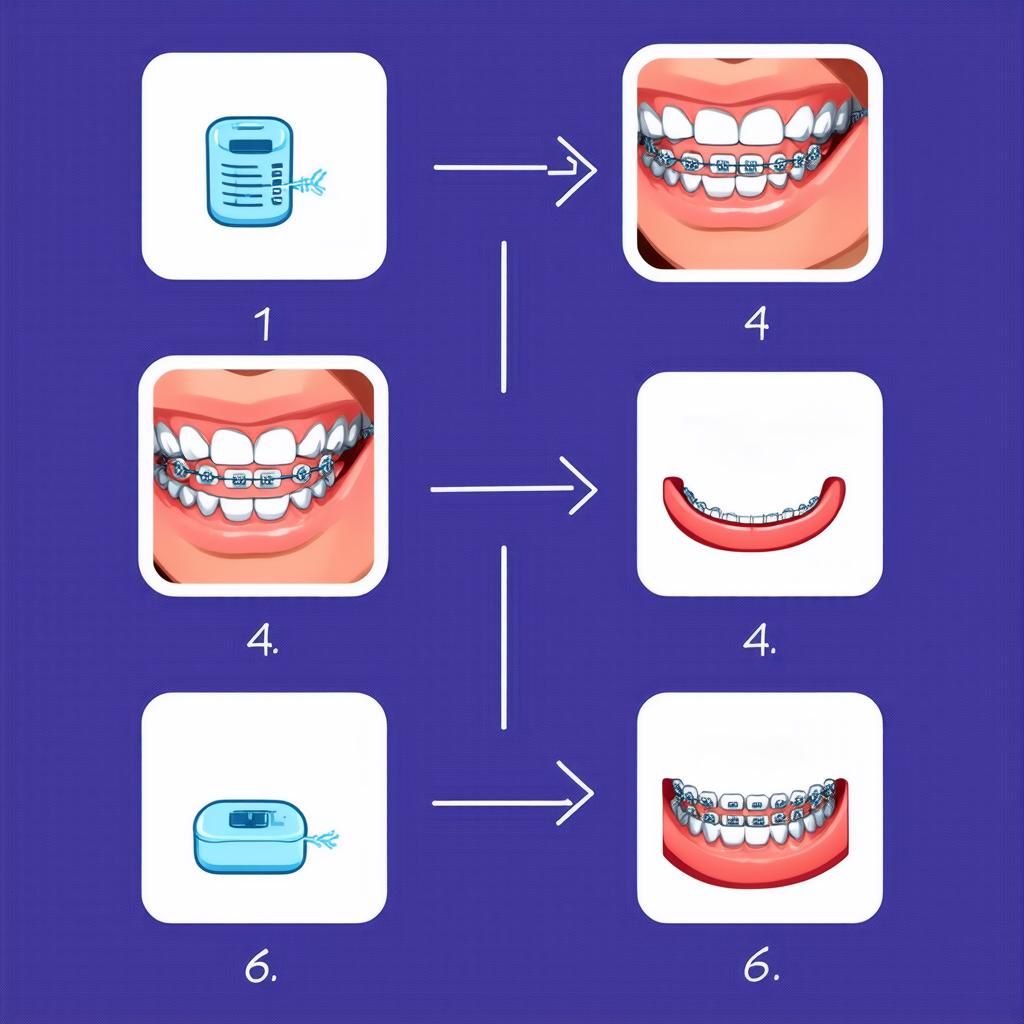 Quy trình niềng răng cố định