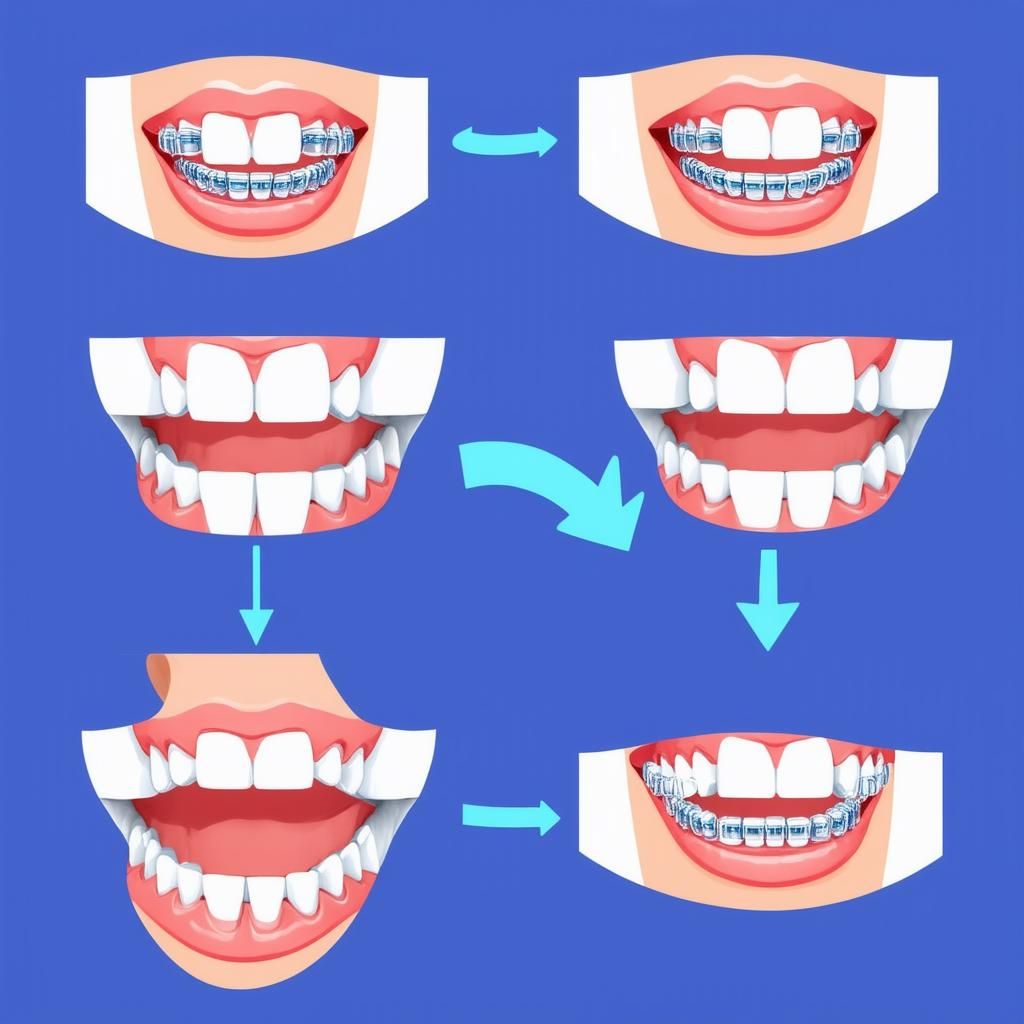 Quy trình niềng răng không mắc cài