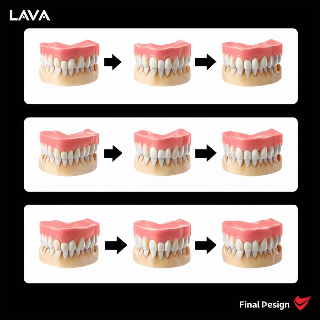 Quy trình sản xuất răng sứ Lava